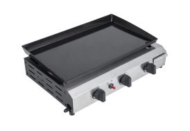 Plancha à gaz 3 brûleurs 7,2 kW – 56 x 34 cm