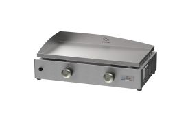 Plancha à gaz en inox Le Marquier 2 bruleurs 4 kW