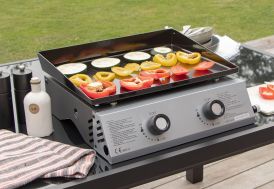 Plancha gaz 2 feux 11 kW Wilsa
