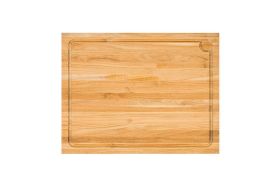 planche à découper en bois de teck 52 x 40 cm 