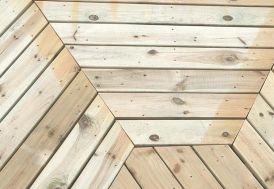 Plancher pour kiosque de jardin en bois autoclave 3 m² Jagram