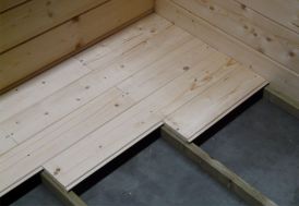 plancher en bois 16 mm pour abris solid garanti 2 ans