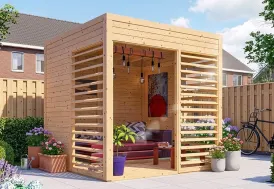 Pool House en bois 5 m² 19 mm 234 x 226 cm Bertilo