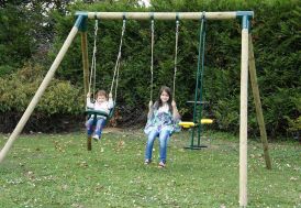 Portique Balançoire Bois Cherokee 2,25m