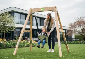 Portique balançoire bébé évolutif en bois Silvi Exit Toys