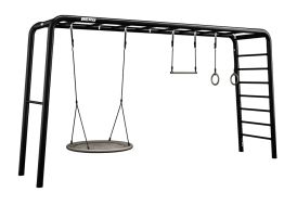 Portique en métal avec balançoire nid d'oiseau Berg Playbase