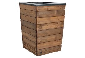 jardinière en bois FSC traité 90 L selekt jardipolys
