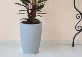 Pot de fleurs en plastique polyéthylène 40 cm pour intérieur ou extérieur