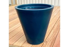 Pot de fleurs en plastique Green City Open XS bleu