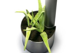Pot de fleurs pour balise extérieure Faro Grow