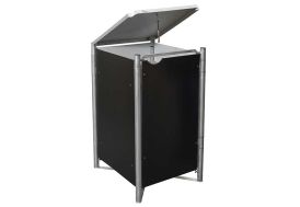 Cache-Poubelle Double en Pin Autoclave Swing D (88x145x137cm) - Gardival.