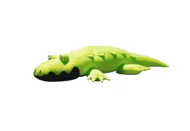Pouf flottant à mémoire de forme Jumbo Bag Odile le Crocodile 50 L