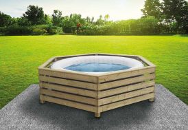 Habillage En Bois Pour Spa Gonflable Intex - Aquazendo à Prix