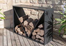 Porte Bûches Extérieur en Acier Westmann