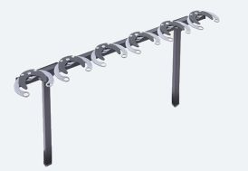 Range trottinettes en acier Mottez 