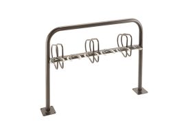 Range trottinettes et vélos en acier – rack 6 trottinettes / 3 vélos