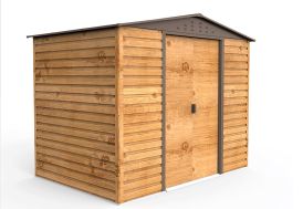 Abri de jardin en métal effet bois Duramax Alpine 4,77 m²