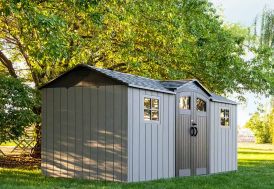 Abri de jardin en résine imitation bois Lifetime