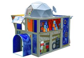 Aire de jeux en bois et plastique Nerf