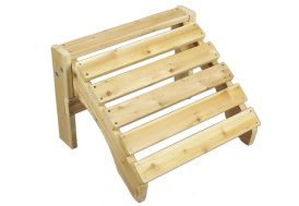 Repose Pied Adirondack en Bois Cèdre Blanc FSC