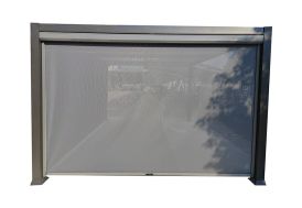 Store latéral 3,5 m pour pergola bioclimatique autoportée Austin