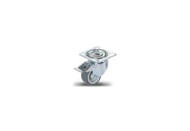 Roulette pivotante avec frein pour jardinière en métal Coyotto