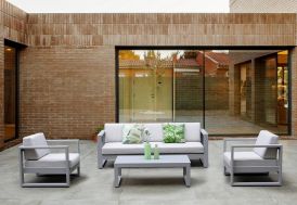 Salon de jardin en aluminium