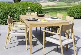 Salon de jardin haut pour 6 personnes de la marque Wilsa Garden modèle Calvi