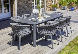 Salon de jardin haut en aluminium Paris Garden