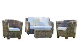 Salon de jardin 4/5 places en kubu
