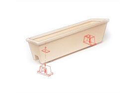 Fixations pour balconnière sur rambarde PAPI