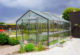 Serre ACD Prestige R308H aluminium et verre trempé 4 mm 18,15 m²