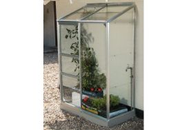 serre de jardin en aluminium et verre 3 mm petite serre adossée 