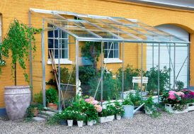 Serre de Jardin Adossée en Aluminium et Verre Halls Royal 612