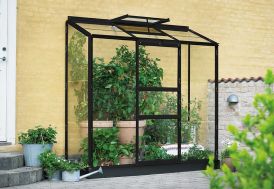 Serre de jardin murale en verre horticole Halls Atlan 3 