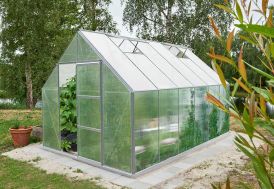 Serre de jardin en aluminium et polycarbonate Universal 128