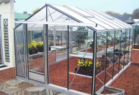 Serre de Jardin en Aluminium et Verre Trempé Lams Essentia 14 m² 