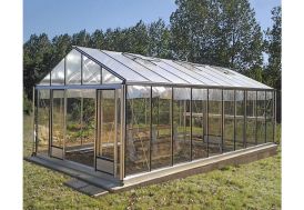 Serre de Jardin en Aluminium et Verre Trempé Lams Supra 34,7 m²