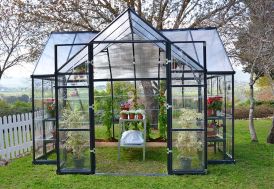 Serre de jardin Palram en aluminium et polycarbonate 9 m2