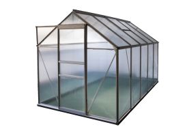 Serre de jardin en polycarbonate 4 mm avec structure aluminium