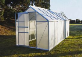 serre de jardin en polycarbonate alvéolaire translucide double paroi