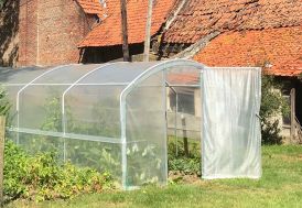 Serre de jardin tunnel 3 m x 4 m (12m2) Tubes Ø32 mm Acier galvanisé Bâche  Polyane®200 g/m2