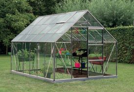 Serre Jardin Aluminium Verre Oliver 9,9 m² – Plusieurs Coloris