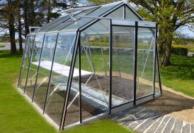 Serre ACD Prestige S104H aluminium et verre trempé 4 mm 9,12 m²