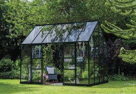 Serre de jardin en verre trempé Halls