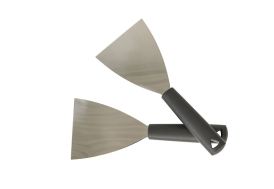 2 spatules pour plaque de cuisson induction Teppanyaki Indu+