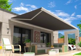 Store banne motorisé coffre intégral 5 x 3,5 m Intersun