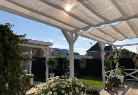 Toile rétractable pour pergola en PEHD Shadow Comfort