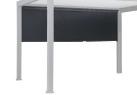 Rideau store frontal 4 m pergola noire Green Outside 