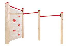 Structure d’escalade pour enfant en bois
